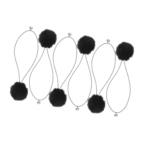 Levemolo 6 Stück Teiliges Katzenspielzeug mit Glocken Ersatzbälle für Katzenkratzbaum Weiche Plüschbälle Langlebig und Sicher Interaktive Hängende Spielzeuge für Katzen und Kätzchen von Levemolo
