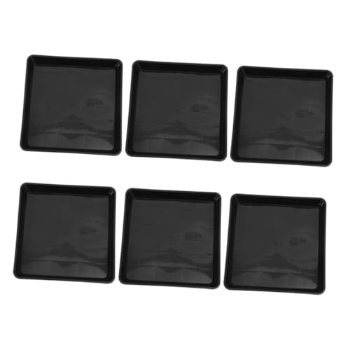 Levemolo 6 Stück Teiliges Quadratischer Kunststoffuntersetzer Robuste Abtropfschale für Bonsai und Sukkulenten Pflanzer Wasserfeste Tropfschalen für Innen und Außenanwendungen Levemolo 6 Stück Teiliges Quadratischer Kunststoffuntersetzer Robuste Abtropfschale für Bonsai und Sukkulenten Pflanzer Wasserfeste Tropfschalen für Innen und Außenanwendungen von Levemolo