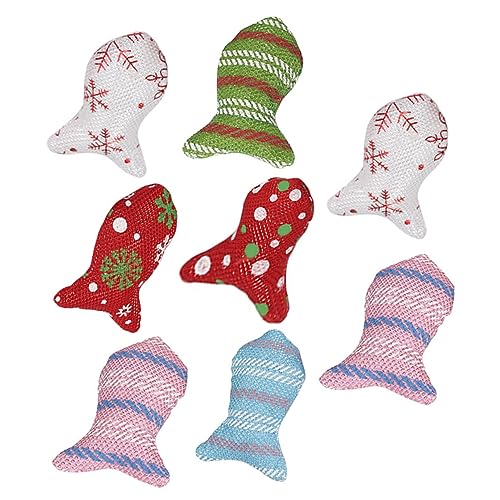 Levemolo Haustier-Fischspielzeug 8 Stück Weihnachts-Katzenspielzeug Teaser für Katzen buntes lustiges Spielzeug zufällige Farbe Levemolo Haustier-Fischspielzeug 8 Stück Weihnachts-Katzenspielzeug Teaser für Katzen buntes lustiges Spielzeug zufällige Farbe von Levemolo