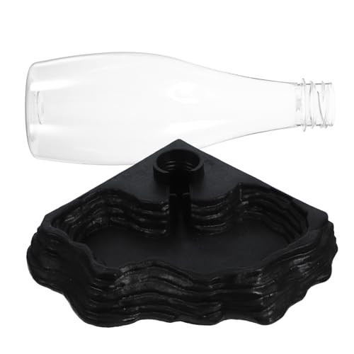 Levemolo Automatischer Wasserspender für Reptilien Schwarz Sicherer Glatter Trinkbrunnen für Schildkröten und Echsen Robust Praktischer Wasserbehälter zur Selbstständigen Wasserversorgung Levemolo Automatischer Wasserspender für Reptilien Schwarz Sicherer Glatter Trinkbrunnen für Schildkröten und Echsen Robust Praktischer Wasserbehälter zur Selbstständigen Wasserversorgung von Levemolo