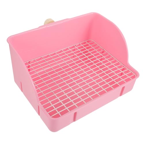 Levemolo Haustier Toilette Für Kaninchen Und Kleintiere Große Leicht Zu Reinigende Katzenklo-Box Mit Drahtboden Für Gesunde Hygiene Für Hamster Meerschweinchen Und Levemolo Haustier Toilette Für Kaninchen Und Kleintiere Große Leicht Zu Reinigende Katzenklo-Box Mit Drahtboden Für Gesunde Hygiene Für Hamster Meerschweinchen Und von Levemolo