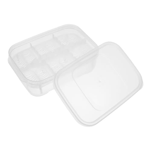 Levemolo 12gitter Reptilien Inkubator Box Mit Fächern Kunststoff Hatching Tray Für Schlangen Geckos Und Eidechsen Transparente Beobachtungsfenster Für Einfache Überwachung Eier von Levemolo