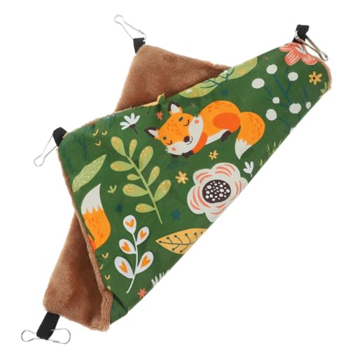 Levemolo Hängematte Für Kleintiere Adorable Hängendes Bett Für Hamster Zuckergleiter Chinchillas Kuschelig Warm Und Strapazierfähig Für Winter Spielplatz Im Käfig von Levemolo