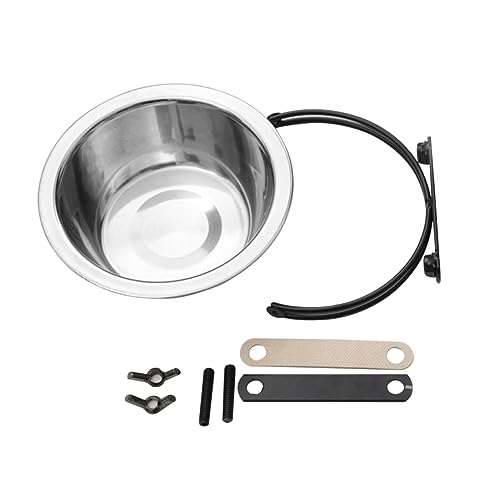 Levemolo Edelstahl Wassernapf Für Hunde Und Katzen 13 cm Zum Aufhängen Rostfrei Und Leicht Zu Reinigen Ideal Für Welpen rutschfeste Basis Praktischer Käfignapf Für Haustiere Levemolo Edelstahl Wassernapf Für Hunde Und Katzen 13 cm Zum Aufhängen Rostfrei Und Leicht Zu Reinigen Ideal Für Welpen rutschfeste Basis Praktischer Käfignapf Für Haustiere von Levemolo