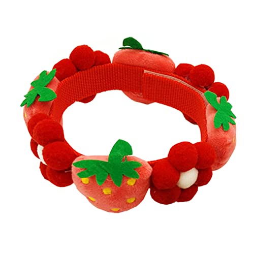 Levemolo Erdbeerhalsband Für Kätzchen Und Welpen Haustierdekor Blumendesign Bequem Und Stilvoll Levemolo Erdbeerhalsband Für Kätzchen Und Welpen Haustierdekor Blumendesign Bequem Und Stilvoll von Levemolo