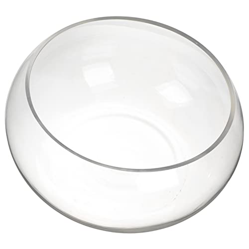 Levemolo Fischbecken Aus Glas Vase Glas Goldfischglas Bubble Bowl-vase Blasenschale Aus Glas Pflanzgefäß Für Hydroponische Pflanzen Klares Fischglas Blumen Aquarium Gewöhnliches Glas Büro von Levemolo