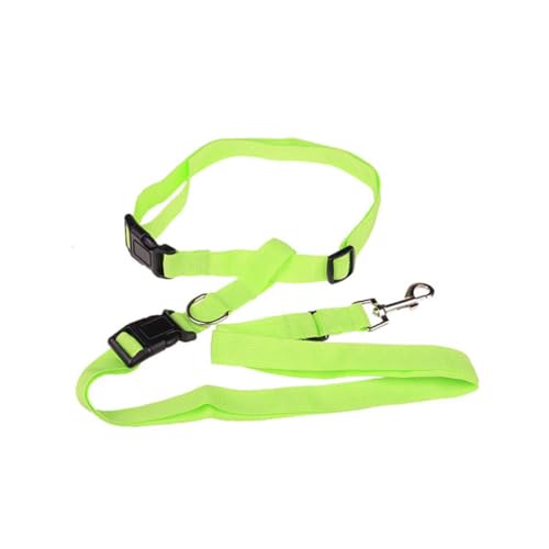 Levemolo Freihändige Verstellbare Hüft Hundeleine aus Strapazierfähigem Nylon für Jogger und Spaziergänger Grün Komfortabel mit Schnellverschluss für Hundehalter von Levemolo