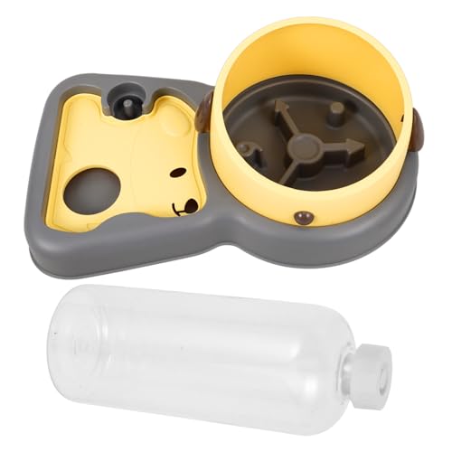 Levemolo Katzenfutternapf Mit Automatischem Wasserspender rutschfeste Ergonomische Schüssel Für Kleine Haustiere - Leicht Zu Reinigen Für Zuhause Und Tierhandlungen von Levemolo