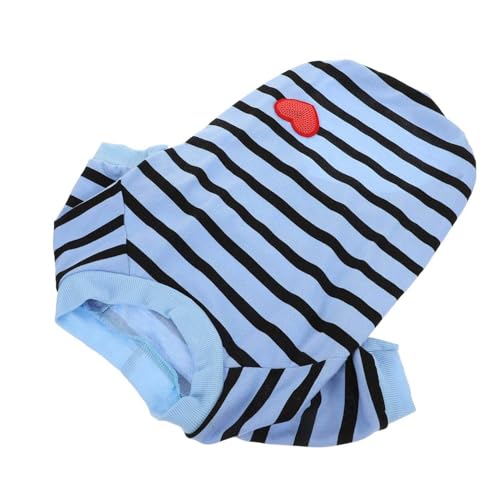 Levemolo Shirts Haustierkleidung Gestreiftes T-Shirt Atmungsaktiv Bequem Größe XL Für Den Alltag Levemolo Shirts Haustierkleidung Gestreiftes T-Shirt Atmungsaktiv Bequem Größe XL Für Den Alltag von Levemolo