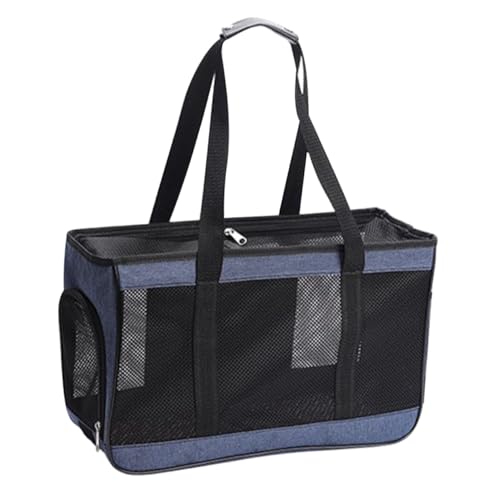 Levemolo Große Atmungsaktive Haustier Tragetasche mit Netzfenstern und Leicht Tragbar für Katzen Kaninchen und Kleine Hunde Outdoor Tasche mit Verstellbarem Schultergurt für Reisen und von Levemolo