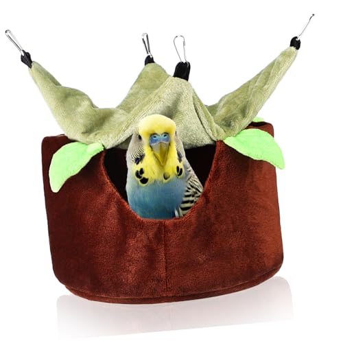 Levemolo Vogelhängematte Größe M Winternest Papagei Zubehör Papagei Warmer Unterschlupf Papagei Bett Vogelhaus Papagei Schlafnest Hängendes Käfigzelt Levemolo Vogelhängematte Größe M Winternest Papagei Zubehör Papagei Warmer Unterschlupf Papagei Bett Vogelhaus Papagei Schlafnest Hängendes Käfigzelt von Levemolo