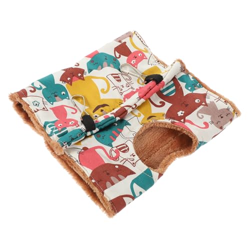 Levemolo Hängendes Vogelbett aus Strapazierfähigem Material für Kleine Vögel Einfach zu Reinigen Warmes Winternest Geeignet für Papageien und Sittiche Farbenfrohes Design für Spiel und von Levemolo