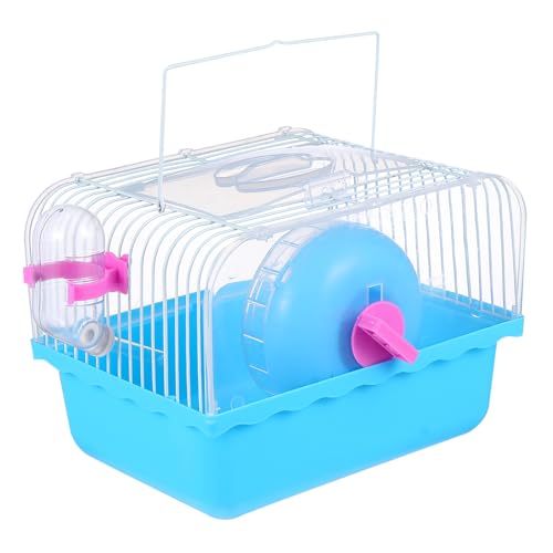 Levemolo Tragbarer Hamsterkäfig Nest Wasserschale Chinchilla-Haustier-tragebox von Levemolo