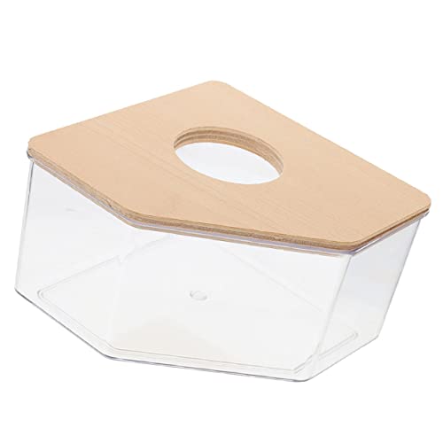 Levemolo Hamster Sandbad Behälter Transparent Große Sandwanne für Kleintiere Sandbad und Toilette Hamster Badezimmer Aus und Holz Langlebig und Kleine Haustiere Levemolo Hamster Sandbad Behälter Transparent Große Sandwanne für Kleintiere Sandbad und Toilette Hamster Badezimmer Aus und Holz Langlebig und Kleine Haustiere von Levemolo