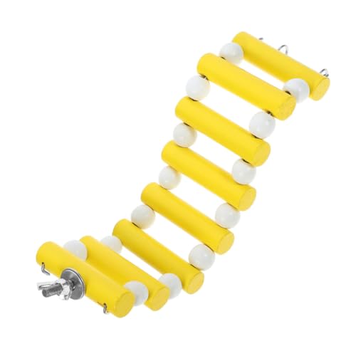 Levemolo Hamster Schaukelspielzeug, Holz Hamsterleiter, Hamster Kletterleiter, Hamsterleiter Spielzeug, Leiterspielzeug Für Chinchilla, Hamsterspielzeug, Hamsterkäfigleiter, von Levemolo