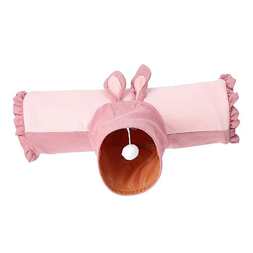 Levemolo Haustier T-förmiger Tunnel Hamsterhaus Winterbett für Kaninchen Ratten Meerschweinchen Spielzeug Levemolo Haustier T-förmiger Tunnel Hamsterhaus Winterbett für Kaninchen Ratten Meerschweinchen Spielzeug von Levemolo