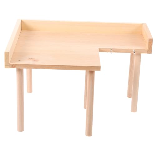 Levemolo Hamsterkäfig Innendekoration, Rattenplattformen, Holz Rattenspielzeug, Chinchilla Spielzeug, Hamsterzubehör, Hamsterplattform Spielzeug, Käfig Hamsterspielzeug, von Levemolo