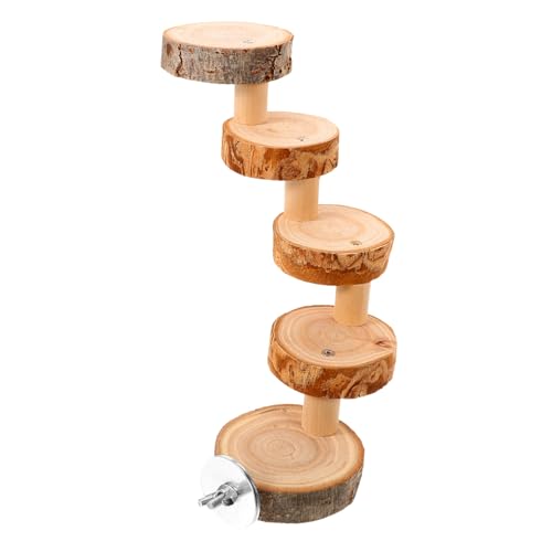 Levemolo Hamsterspielzeug, Chinchilla Spielzeug, Kletterleiter Für Haustiere, Hamster Beißspielzeug, Hamsterkäfig Spielzeug, DIY Leiter Für Haustiere, Kletterspielzeug Für Hamster, von Levemolo