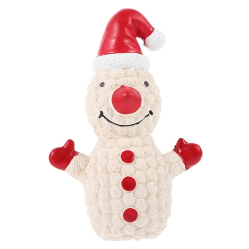 Levemolo Entzückendes quietschendes Hundespielzeug aus Latex mit Schneemann- weihnachtliches quietschendes Kauspielzeug für Hunde leicht zu reinigen Levemolo Entzückendes quietschendes Hundespielzeug aus Latex mit Schneemann- weihnachtliches quietschendes Kauspielzeug für Hunde leicht zu reinigen von Levemolo