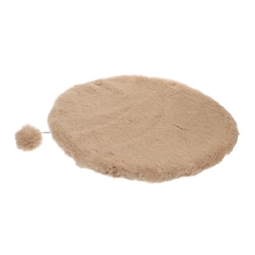 Levemolo 40 cm Rundes Katzenbett für Hauskatzen Haustier-ruhekissen Haustier-bodenunterlage Warme Katzen-schlafmatte Haustier-bettkissen Grau/Creme Levemolo 40 cm Rundes Katzenbett für Hauskatzen Haustier-ruhekissen Haustier-bodenunterlage Warme Katzen-schlafmatte Haustier-bettkissen Grau/Creme von Levemolo