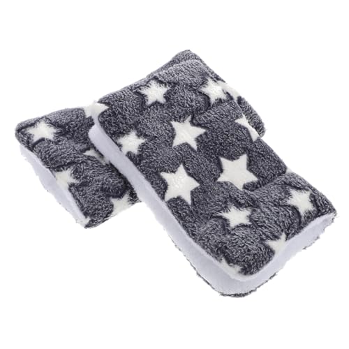 Levemolo 2Pcs Haustier Schlafmatten Warme Hund Katze Bett Pad Blau Muster Pet Supplies für Herbst Winter Levemolo 2Pcs Haustier Schlafmatten Warme Hund Katze Bett Pad Blau Muster Pet Supplies für Herbst Winter von Levemolo