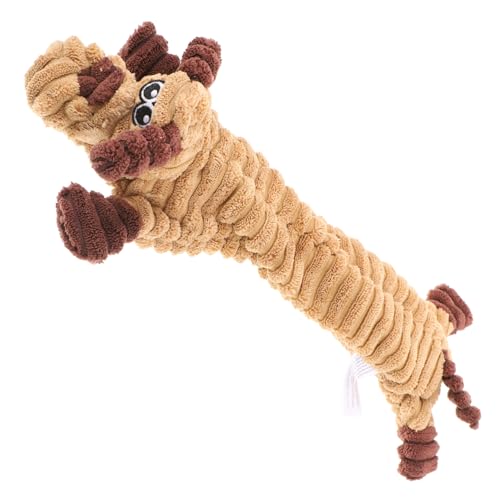 Levemolo Süßes Hundespielzeug Zur Molarenpflege Quietschendes Stofftier in Cartoon-Form Haustierspielzeug für Welpen Levemolo Süßes Hundespielzeug Zur Molarenpflege Quietschendes Stofftier in Cartoon-Form Haustierspielzeug für Welpen von Levemolo
