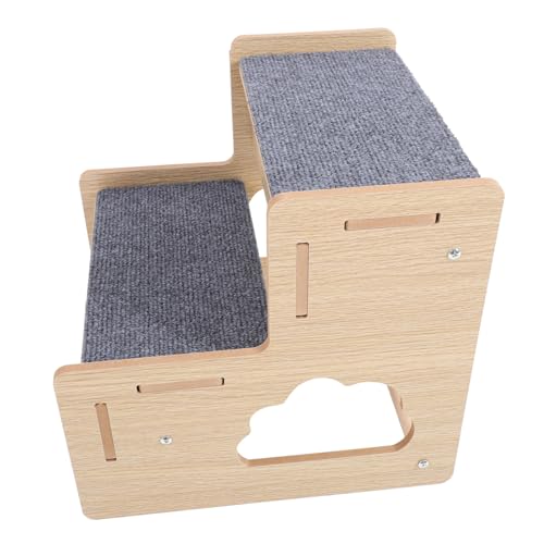 Levemolo Haustier Trittleiter, 2 Stufige Holz Haustiertreppe, Katzenleiter, Haustier Springtreppe, Kätzchentreppe, Hunderampen, Hunde Katzentreppe, Hundeleiter, Hundetreppe, Lustige Levemolo Haustier Trittleiter, 2 Stufige Holz Haustiertreppe, Katzenleiter, Haustier Springtreppe, Kätzchentreppe, Hunderampen, Hunde Katzentreppe, Hundeleiter, Hundetreppe, Lustige von Levemolo