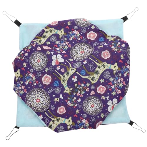 Levemolo Doppellagiges warmes Bett für Meerschweinchen dekorative Hamsterhängematte bequemes Chinchillanest 86 4 x 86 4 cm Weihnachts-Haustierbett Bettwäsche für Hamster Levemolo Doppellagiges warmes Bett für Meerschweinchen dekorative Hamsterhängematte bequemes Chinchillanest 86 4 x 86 4 cm Weihnachts-Haustierbett Bettwäsche für Hamster von Levemolo