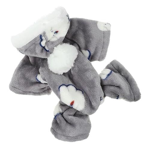Levemolo Hundepullover Winterkleidung Für Kleine Hunde Warmes Flauschiges Baumwollmaterial Mit Kapuze Atmungsaktiv Für Kalte Tage Komfortable Tierbekleidung von Levemolo