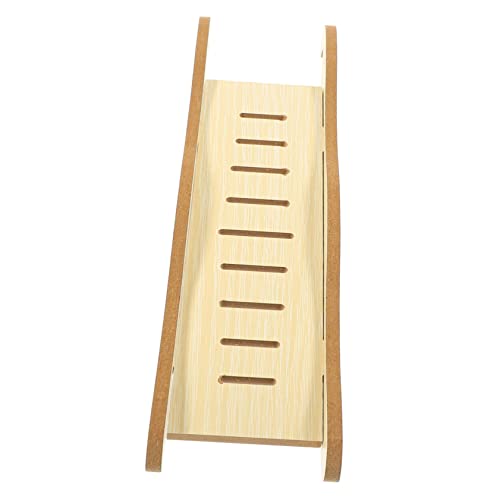 Levemolo Holzleiter Spielzeug Für Hamsterkäfig Naturholzleiter Kletterbrett Haustierkäfig Hamsterkletterleiter Hamsternestleiter Spielzeug Für Kleintiere von Levemolo