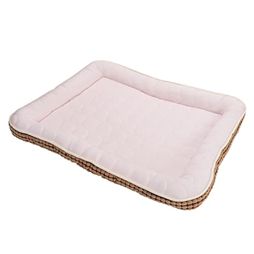 Levemolo Haustiermatte Heimtierbedarf Welpenbett Kühlbett für Katzen Sommerkühlbett für Hund hundebox pad hundebett Schlafkissen für Haustiere Schlafbett für Haustiere Baumwolle Rosa Levemolo Haustiermatte Heimtierbedarf Welpenbett Kühlbett für Katzen Sommerkühlbett für Hund hundebox pad hundebett Schlafkissen für Haustiere Schlafbett für Haustiere Baumwolle Rosa von Levemolo