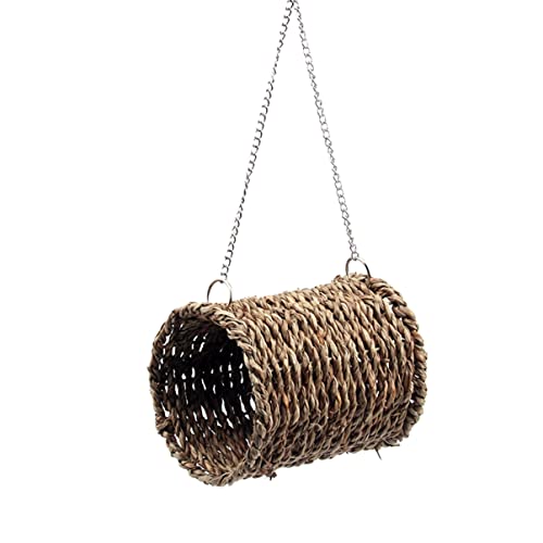 Levemolo Hängende Hängematte Vogel Spielzeug Papagei Haustier Nest Warmes Bett Natürliche Stroh Baumwolle Levemolo Hängende Hängematte Vogel Spielzeug Papagei Haustier Nest Warmes Bett Natürliche Stroh Baumwolle von Levemolo
