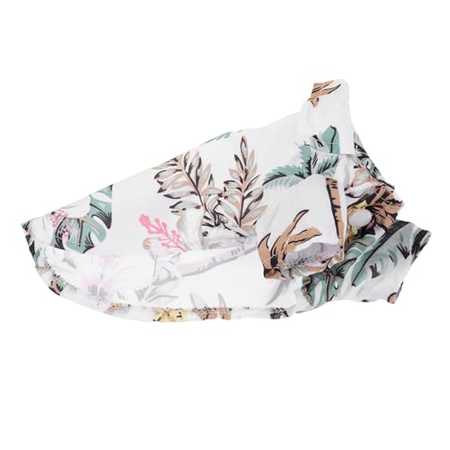 Levemolo Hawaii Dog Shirt Für Kleine Hunde Atmungsaktive Sommer T-Shirt Mit Blumenmuster Und Kokosnussbaum-Design Leicht Und Für Warme von Levemolo