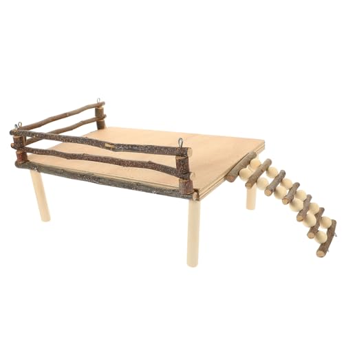 Levemolo Multifunktionale Kletterplattform Für Hamster Holzspielzeug Für Kleine Haustiere Und Klettern Geeignet Für Zwerghamster Chinchillas Und Andere Nager Levemolo Multifunktionale Kletterplattform Für Hamster Holzspielzeug Für Kleine Haustiere Und Klettern Geeignet Für Zwerghamster Chinchillas Und Andere Nager von Levemolo