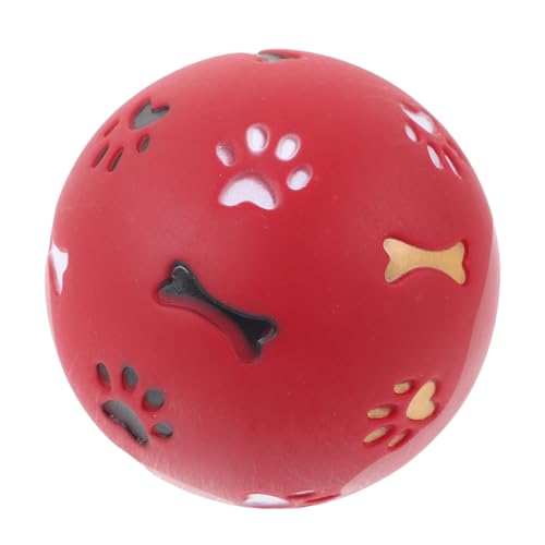 Levemolo Hundespielzeug Auslaufendes Futterspielzeug Duftende Intelligenz Für Das Training Von Haustieren Rot von Levemolo