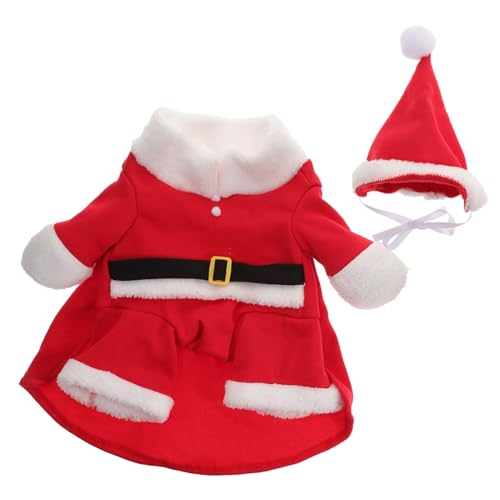 Levemolo Winter Pet Coat Für Hunde Und Katzen Festliche Weihnachtskleidung Für Haustiere Warm Und Bequem Für Partys Und Fotoshootings von Levemolo