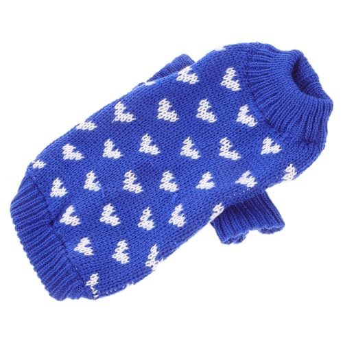 Levemolo Hundepullover Mit Herzmuster Für Valentinstag Atmungsaktives Und Warmes Strickdesign Für Kleine Und Mittelgroße Hunde XL Süßes Modisches Outfit Für Besondere Anlässe von Levemolo