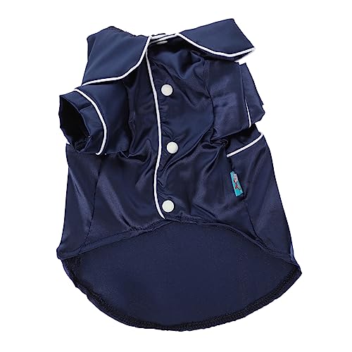 Levemolo hundepyjama Bademantel Welpenjacke Thermoshirts für Jungen Baumwollhemden Hundepullover Kleider Nachthemd Welpen-Pyjama Schlafkostüm für Haustiere VIP Kleidung Overalls Baumwolle von Levemolo