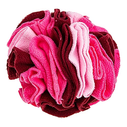 Levemolo Hundeschnüffelball Ballspielzeug für Hunde Hund schnüffelt Bälle Kauspielzeug Interactive Dog Toys Dog chew Toy Bälle schnüffeln Hundeschnüffel-Trainingsspielzeug Polarfleece Rosy Levemolo Hundeschnüffelball Ballspielzeug für Hunde Hund schnüffelt Bälle Kauspielzeug Interactive Dog Toys Dog chew Toy Bälle schnüffeln Hundeschnüffel-Trainingsspielzeug Polarfleece Rosy von Levemolo