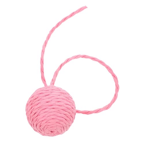 Levemolo Interaktives Katzenspielzeug Sisalseil Ball mit Glocke Ersatzball für Katzenkratzbaum Austauschbares Katzenspielzeug für Indoor Katzen Fördert Spiel und Krallenpflege von Levemolo