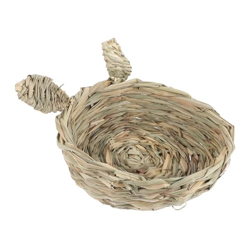 Levemolo Kaninchenstall, Kauspielzeug, Kleines Hamsternest, Kleintiernest, Gewebte Matte, Einstreu, Kaninchennest, Käfig, Gewebtes Nest, Backenzahnspielzeug, Kleine Hamster Schlafmatte, Levemolo Kaninchenstall, Kauspielzeug, Kleines Hamsternest, Kleintiernest, Gewebte Matte, Einstreu, Kaninchennest, Käfig, Gewebtes Nest, Backenzahnspielzeug, Kleine Hamster Schlafmatte, von Levemolo