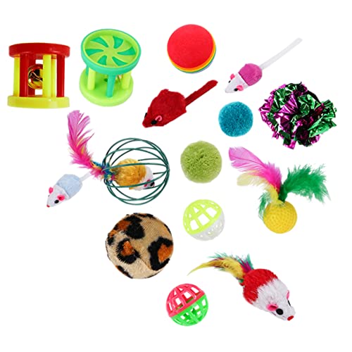 Levemolo Bell Badminton-spielzeugset – 24-teilig Beißspielzeug Für Kätzchen Lustiges Kauspielzeug Für Katzen Interaktives Kätzchenspielzeug Levemolo Bell Badminton-spielzeugset – 24-teilig Beißspielzeug Für Kätzchen Lustiges Kauspielzeug Für Katzen Interaktives Kätzchenspielzeug von Levemolo