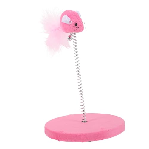 Levemolo Katzenkratzbrett Katzen-Teaser-Ball Kratzspielzeug Für Katzen Kratzunterlage Für Katzen Kratzer Katze Kratzmatte Klicker Kätzchen Interaktiver Katzenball Samt Rosy Levemolo Katzenkratzbrett Katzen-Teaser-Ball Kratzspielzeug Für Katzen Kratzunterlage Für Katzen Kratzer Katze Kratzmatte Klicker Kätzchen Interaktiver Katzenball Samt Rosy von Levemolo