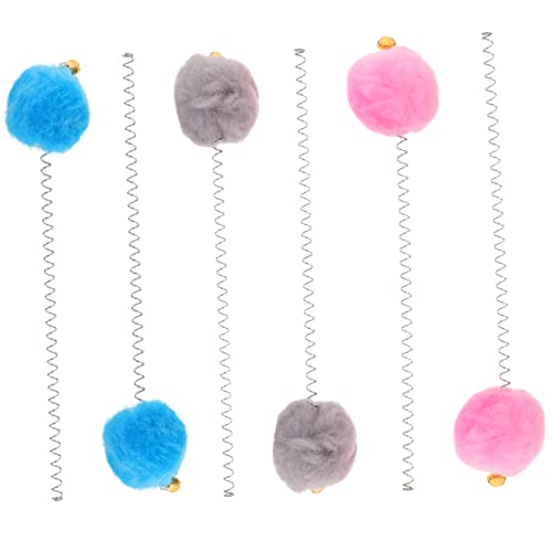 Levemolo Katzenspielzeugfedern Interaktive Kratzbaum mit Katzenspielzeug Frühling Spielzeug Glocke Zauberstab Spring Teaser Interaktiv Katze Katzen Levemolo Katzenspielzeugfedern Interaktive Kratzbaum mit Katzenspielzeug Frühling Spielzeug Glocke Zauberstab Spring Teaser Interaktiv Katze Katzen von Levemolo