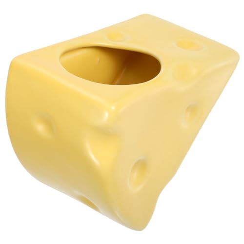 Levemolo Keramisches Hamsterversteck Kühles Haustierhaus für Zwerghamster Niedliches Käse Design Schlaf und Spielplatz für Kleine Haustiere Levemolo Keramisches Hamsterversteck Kühles Haustierhaus für Zwerghamster Niedliches Käse Design Schlaf und Spielplatz für Kleine Haustiere von Levemolo