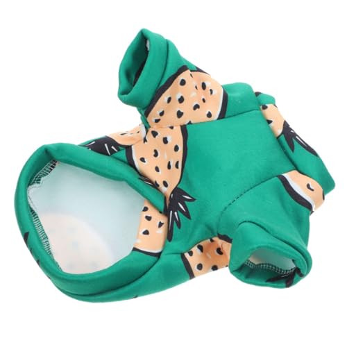 Levemolo Pet Jacket Windproof Warm Dog Coat Fleece-hundejacke Für Kleine Hunde Und Katzen Waschbar Für Winter Und Alltag s Grünes Ananas-Design Levemolo Pet Jacket Windproof Warm Dog Coat Fleece-hundejacke Für Kleine Hunde Und Katzen Waschbar Für Winter Und Alltag s Grünes Ananas-Design von Levemolo