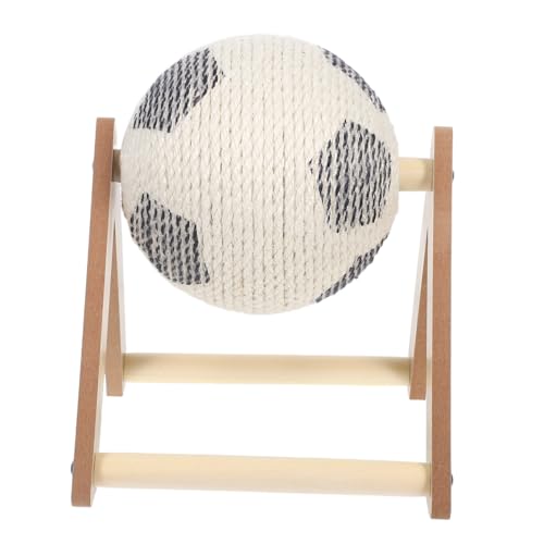 Levemolo Kratzball Katze Sisalspielzeug mit Seil Handgefertigt Stabiles Holz Interaktives Kratzbrett für Gesunde Krallenpflege Schützt Möbel Kleine Katzen Indoor Zubehör Hellbraun Levemolo Kratzball Katze Sisalspielzeug mit Seil Handgefertigt Stabiles Holz Interaktives Kratzbrett für Gesunde Krallenpflege Schützt Möbel Kleine Katzen Indoor Zubehör Hellbraun von Levemolo