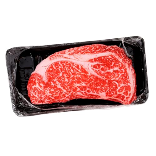 Levemolo Simuliertes Steak Kauspielzeug Für Kleine Hunde Interaktives Quietschspielzeug Zahngesundheit Und Spielspaß Langlebig Und Unterhaltsam Für Welpen von Levemolo
