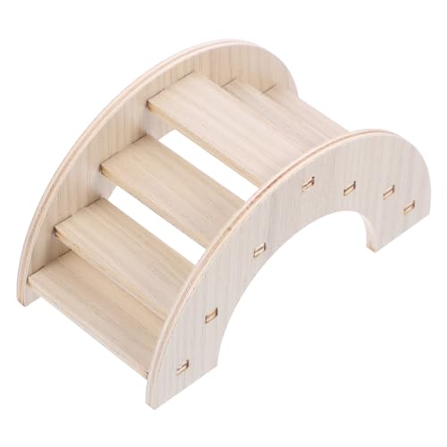 Levemolo Hamster Holzbrücke Spielzeug Für Kleintiere Kletterspielplatz Aus Hochwertigem Holz Für Hamster Meerschweinchen Und Andere Nager Sicher Und Langlebig Für Käfigdekoration Levemolo Hamster Holzbrücke Spielzeug Für Kleintiere Kletterspielplatz Aus Hochwertigem Holz Für Hamster Meerschweinchen Und Andere Nager Sicher Und Langlebig Für Käfigdekoration von Levemolo