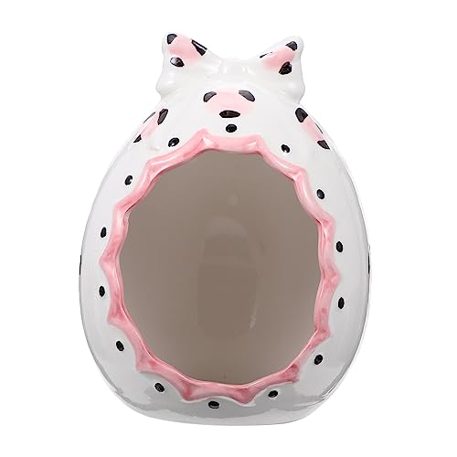 Levemolo Ostereierschalen Hamster versteck Easter Egg Decoration Hamsterhaus Haushalt Chinchilla- weihnachtsdeko Hasen-Accessoire Hamsterversteck für den Haushalt Karikatur schmücken von Levemolo